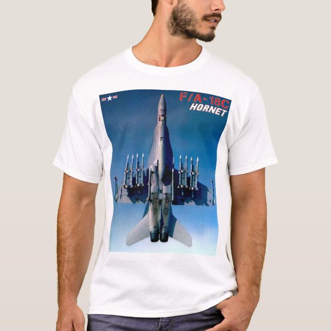 CAMISETA HORNET F/A-18C (Frente)