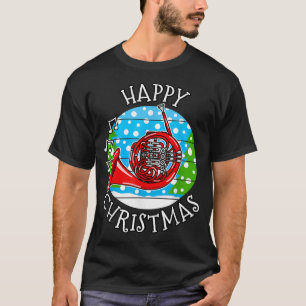 Camiseta Horno Francês de Natal, Músico Hornista do Bronze,