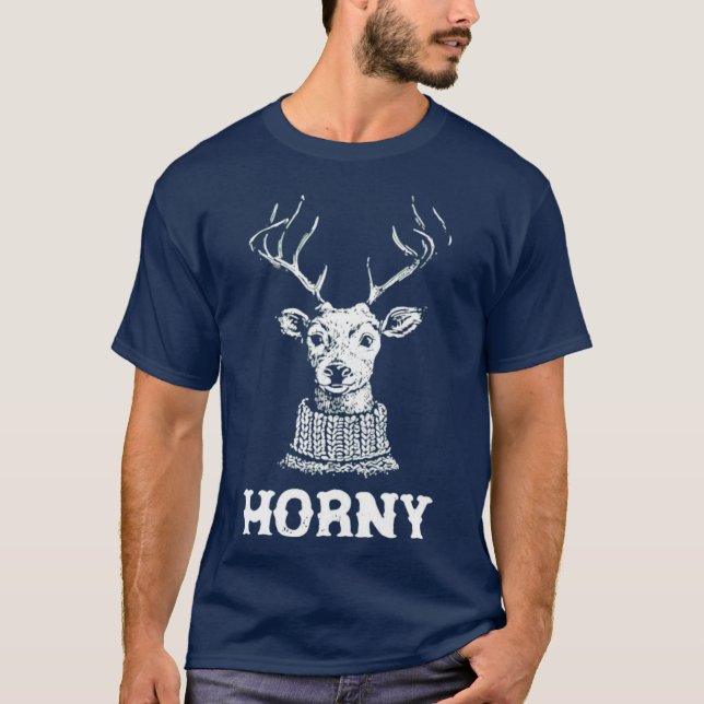Camiseta Horny Reindeer (Frente)