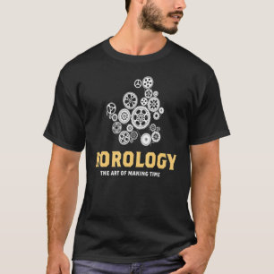 Camiseta Horologia Palavras de Horólogo Relógio Especialist