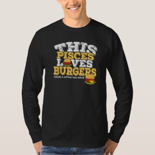 Camiseta Horoscópio Sinal Zodiac Peixes Adora Burgers