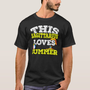 Camiseta Horoscópio Sinal Zodíaco Sagitário Adora Verão