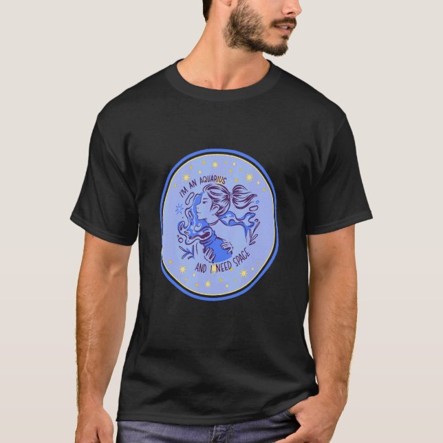 Camiseta Horóscopo Astrologia Aquário (Frente)