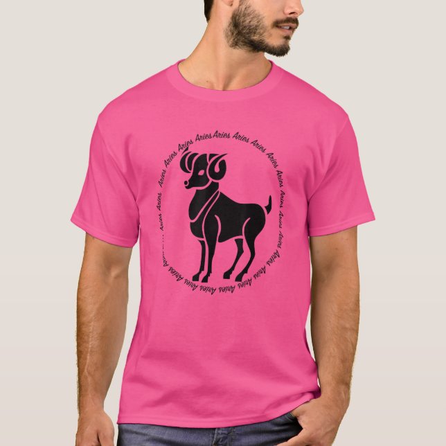 Camiseta Horóscopo de Áries Zodiacsram (Frente)