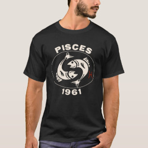 Camiseta Horóscopo Signo Zodíaco Peixe Peixes 1961