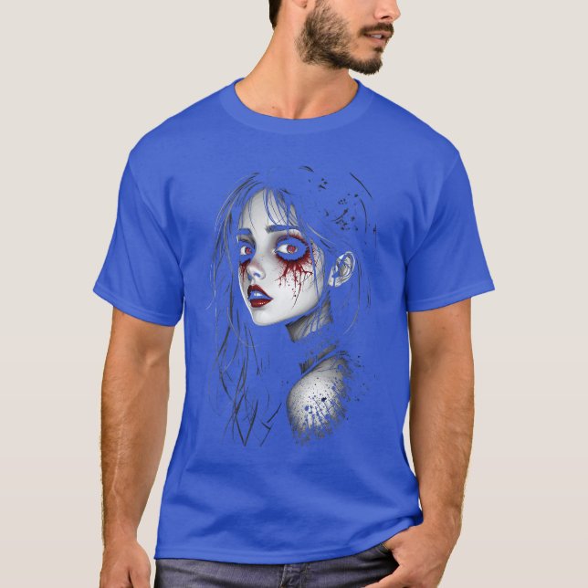 Camiseta Horror Anime Mangaee I Gothic Outfit I Japanese Ch (Frente)