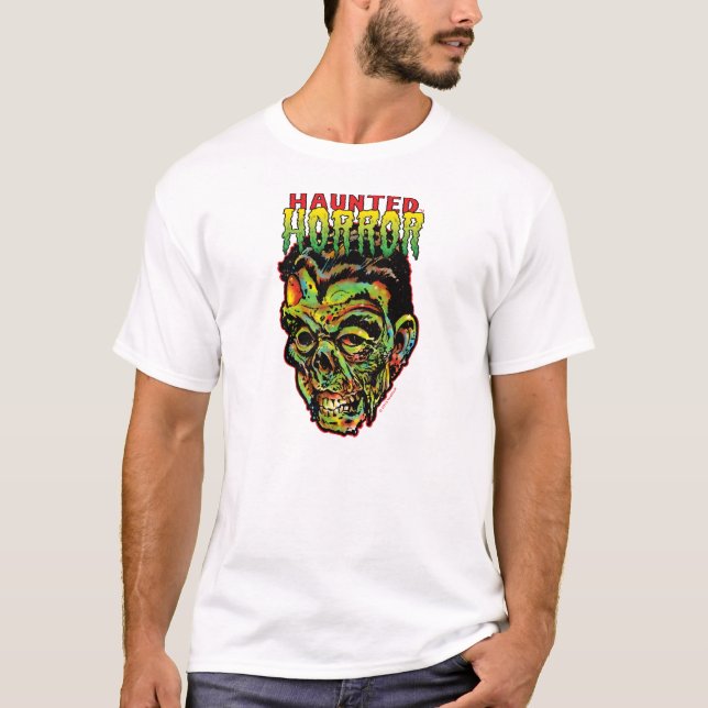 Camiseta Horror assombrado: Morto na chegada! (Frente)