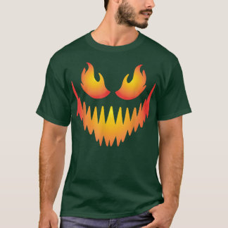 Camiseta Horror Assustador Pumpkin Face Jack O Lanterna Hal