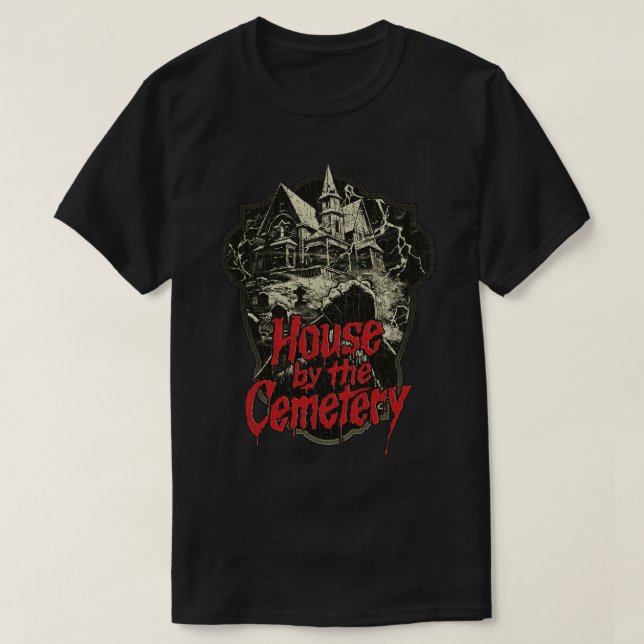 Camiseta Horror Fan A Casa pelo Cemitério de 1981 (Frente do Design)