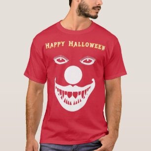 Camiseta horror Feliz Halloween assustadora novidade de pal