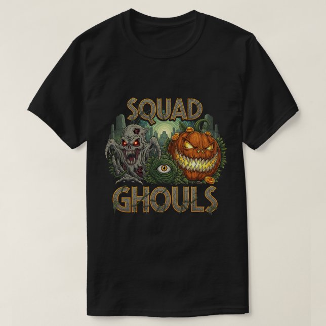 Camiseta Horror Ghouls Gótica (Frente do Design)