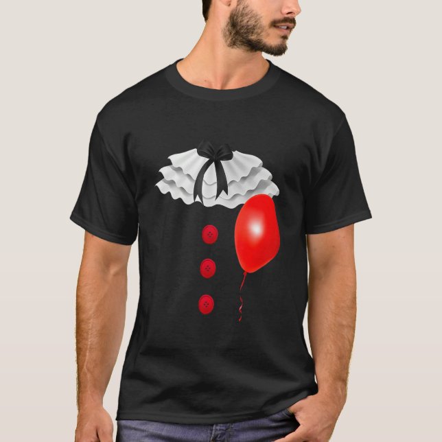 Camiseta Horror Halloween Clown Carnival Clowns Costume (Frente)