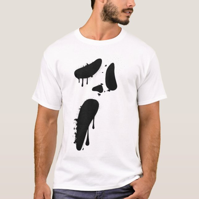 Camiseta Horror Movie Blood Drip Marks (Frente)