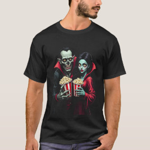Camiseta Horror Movie Marathon Spooky Snacks