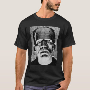 Camiseta Horror Movie Monster Vintage Halloween Frankenstei