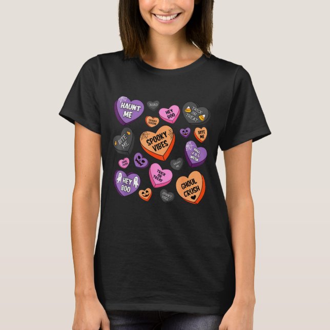 Camiseta Horror Soky Candy Heart Valentines Day Lover Tee H (Frente)