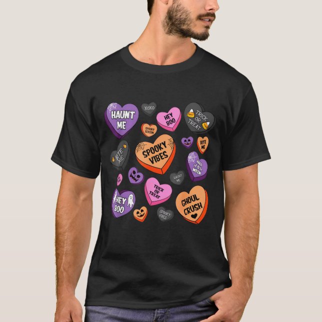 Camiseta Horror Soky Candy Heart Valentines Day Lover Tee H (Frente)