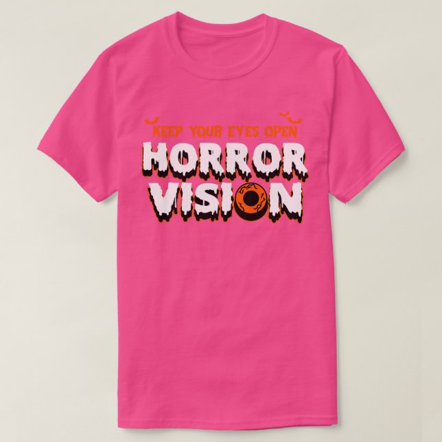 CAMISETA HORROR VISION HALLOWEEM (Frente do Design)