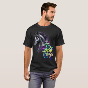 Camiseta hors t-shirt mens rider cavalo life