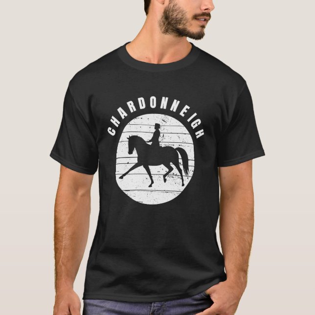 Camiseta Horse and Wine    Chardonneigh Chardonnay (Frente)