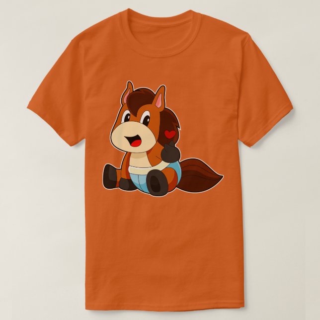 Camiseta Horse Baby (Frente do Design)