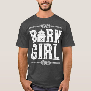 Camiseta Horse Barn Girl T I Love My Horses Racing G