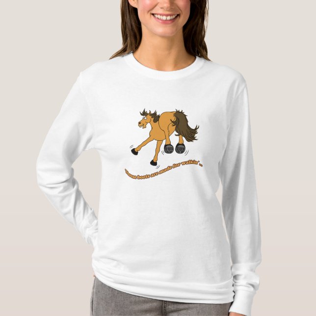 Camiseta Horse boots (Frente)
