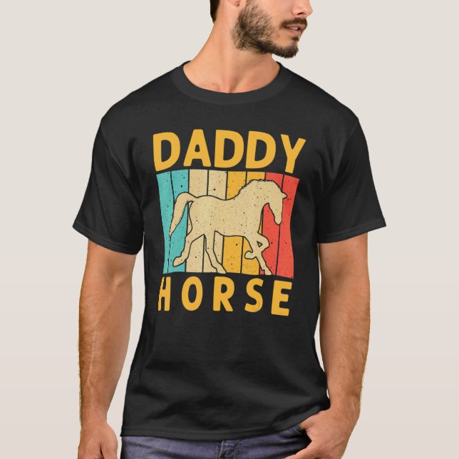 Camiseta Horse For Dad Grandpa Horse  Horse Racing (Frente)