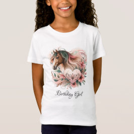 Camiseta Horse Girl Birthday