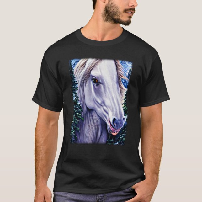 Camiseta Horse graphic animal motif riding a with print hor (Frente)