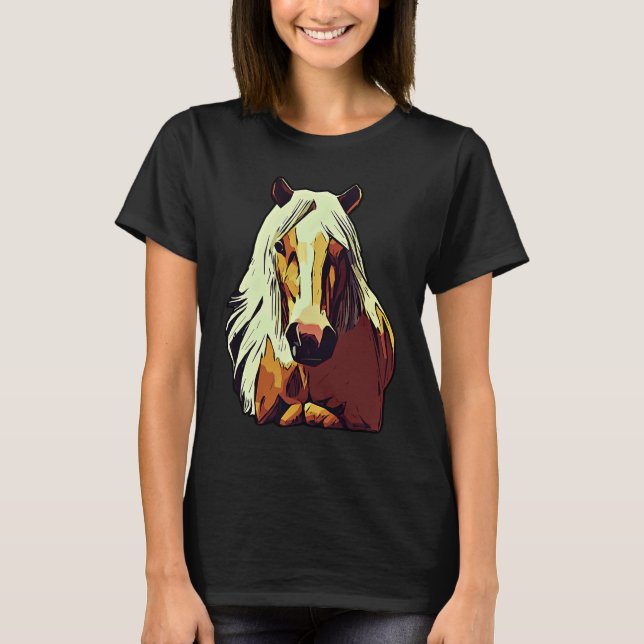 Camiseta Horse graphic animal motif riding a with print hor (Frente)