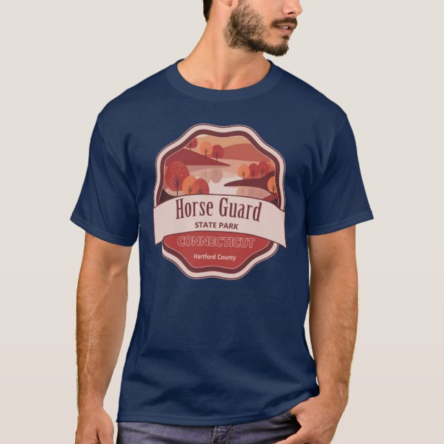Camiseta Horse Guard State Park Hartford County Connecticut (Frente)