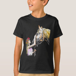 Camiseta Horse Lover Cowgirl Rodeo Horseback Riding Equestr