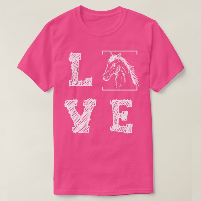 Camiseta Horse Lover Gift Cavalo Esportivo (Frente do Design)