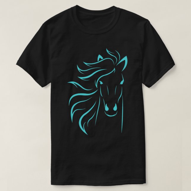 Camiseta Horse Lover Gifts Women's Equestrian Men Horseback (Frente do Design)
