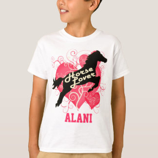 Camiseta Horse Lover Personalizado Alani