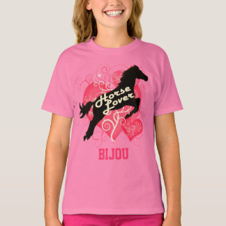 Camiseta Horse Lover Personalizado Bijou