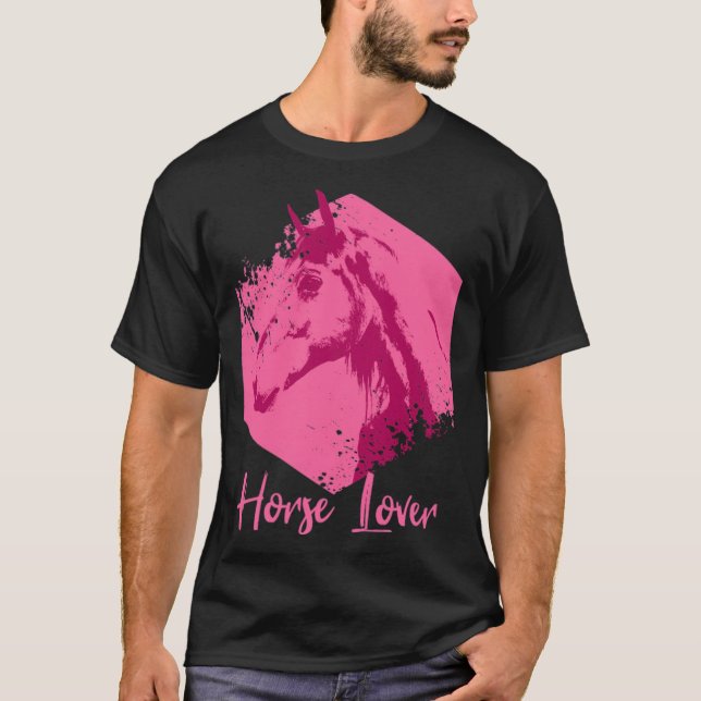 Camiseta Horse Lover rodeo engraçado (Frente)