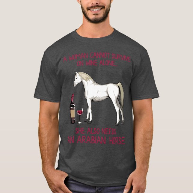Camiseta Horse Lover Wine Lover Boy (Frente)