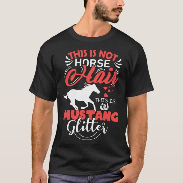 Camiseta Horse  Mustang  Rider (Frente)