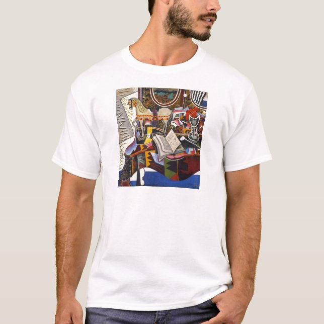 Camiseta Horse Pipe Red Flower por Joan Miro (Frente)