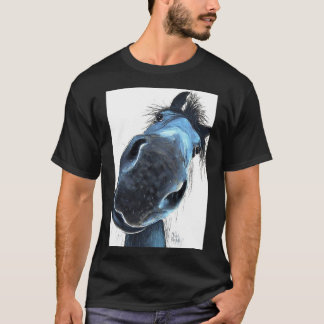 Camiseta HoRSe PRiNT &x27; HaPPY BuRT &x27; BY SHiRLeY MacA