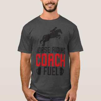 Camiseta Horse Riding Equestrian Coach Beer Lover Sports Tr