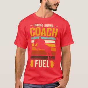 Camiseta Horse Riding Equestrian Coach Beer Lover Sports Tr