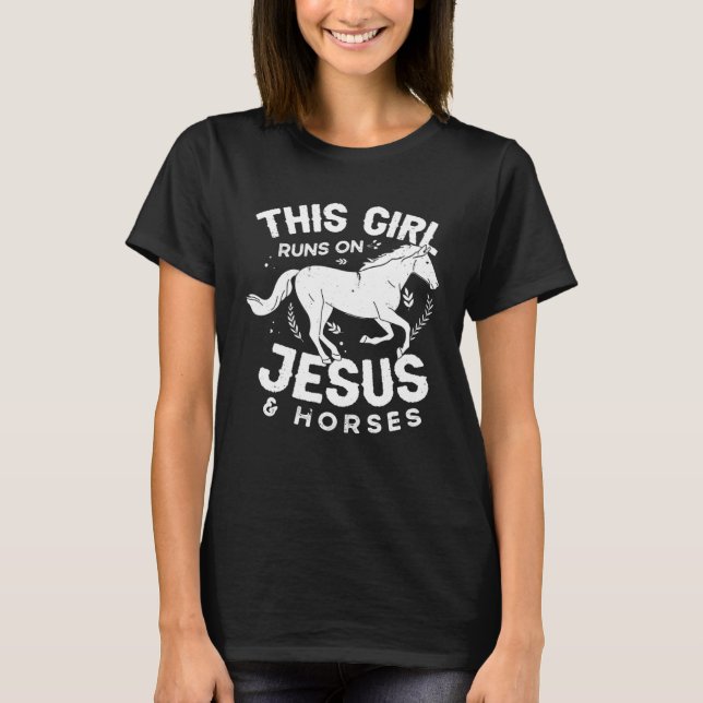 Camiseta Horse Riding Owner Outfit Equestrian Horse (Frente)