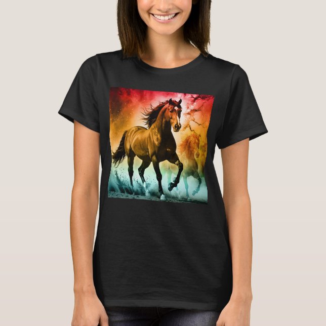 Camiseta Horse running  (Frente)