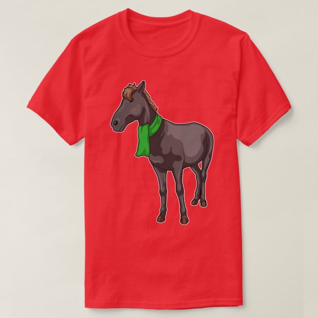 Camiseta Horse Scarf (Frente do Design)
