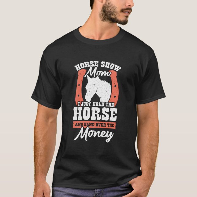 Camiseta Horse Show Mom (Frente)