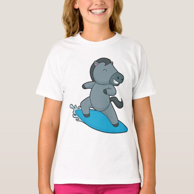 Camiseta Horse Surfer Water (Frente)