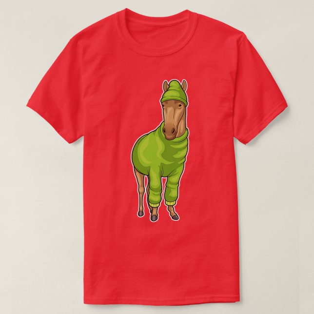 Camiseta Horse Sweater Beanie (Frente do Design)